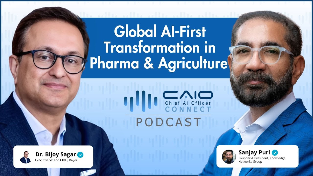 Dr. Bijoy Sagar on Leading Bayer’s Global AI-First Transformation in Pharma & Agriculture