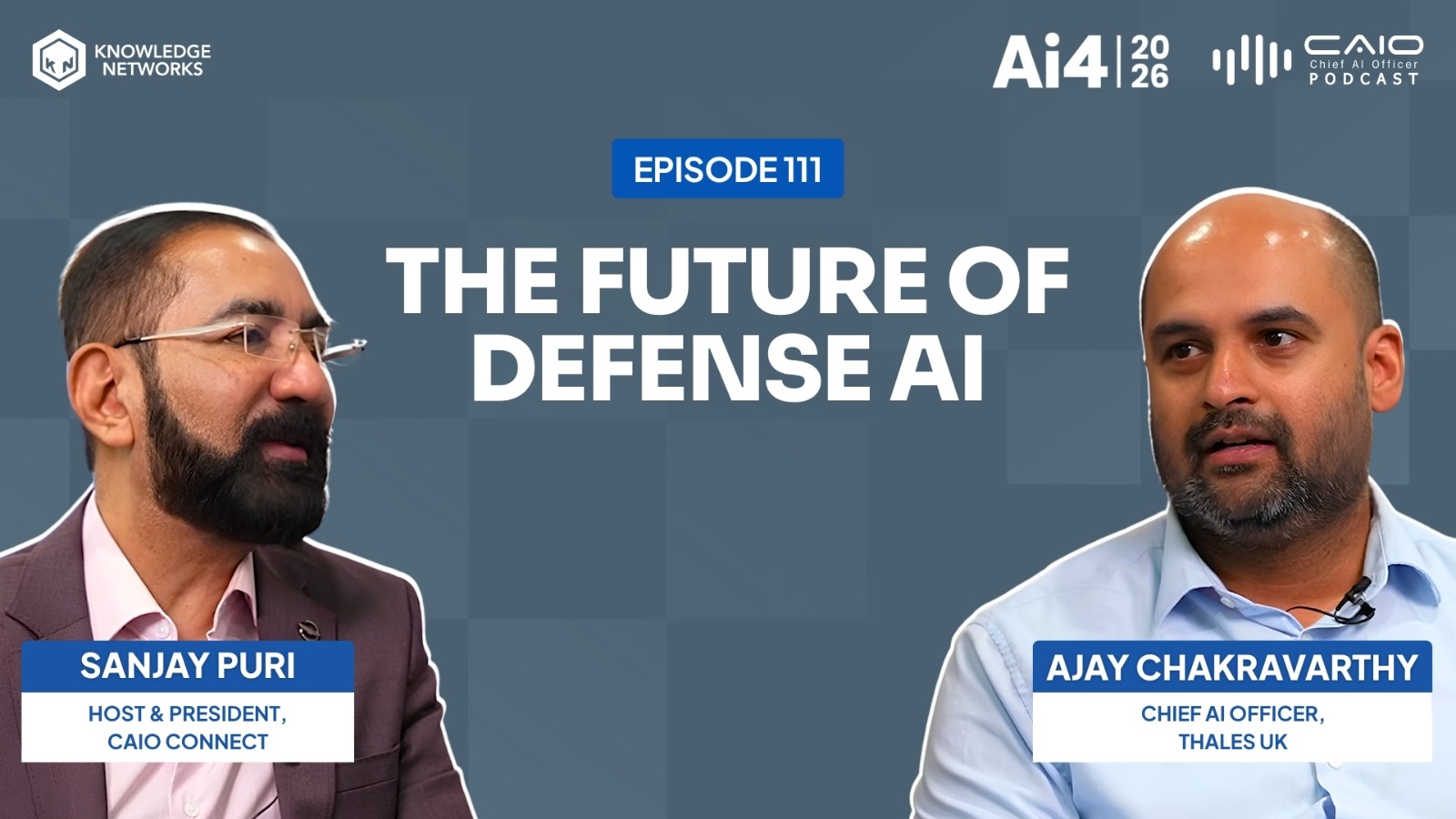 Frugal AI & Trusted AI: The Future of Defense AI | Ajay Chakravarthy, CAIO, Thales UK | AI4, Vegas