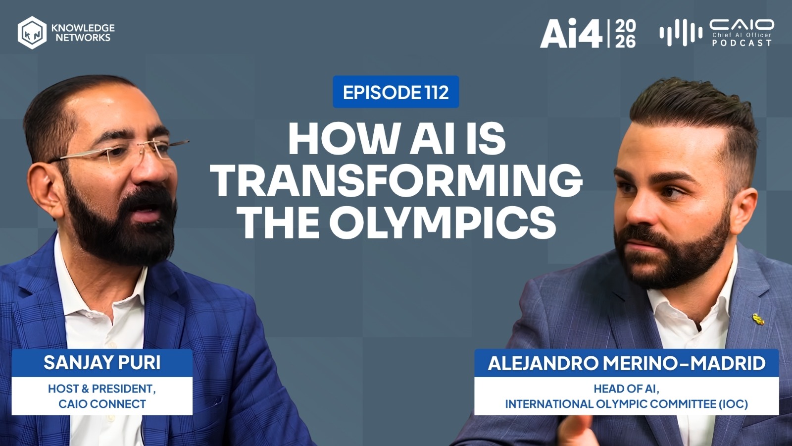 How AI Is Transforming the Olympics | IOC Head of AI Alejandro Merino-Madrid | Live at AI4 2026
