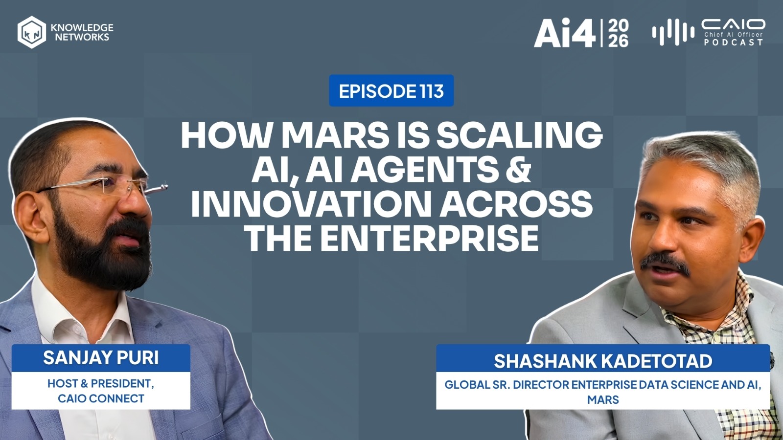 How Mars Is Scaling AI, AI Agents & Innovation Across the Enterprise | Live at AI4 2026, Las Vegas